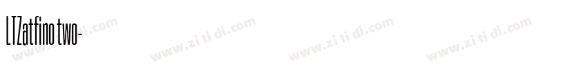 LTZatfino two字体转换